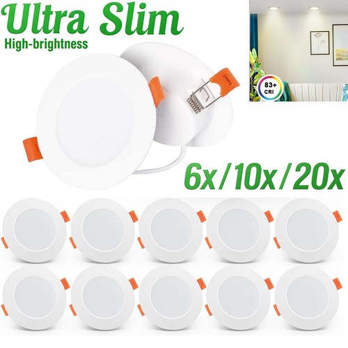 10x recessed led ceiling light - recessed,