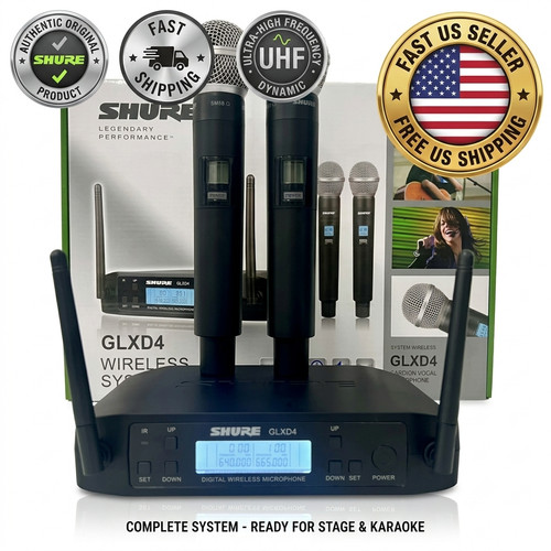 Original shure glxd4 sm58 - original,