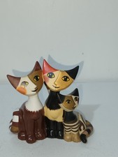 Goebel Rosina Wachtmeister Figure Of a Cat Happy Family  8 cm High