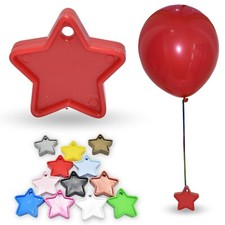 Balloon Weights Assorted Colours Helium Balloons Plastic Shape Reusable Tool UK