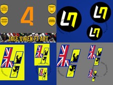 Lando Norris #4 2025 F1 Logo