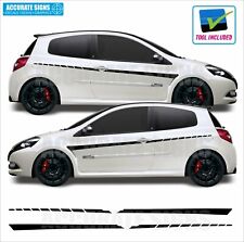 Stickers for Renault Clio Side Stripes Decals Vinyl Graphics
