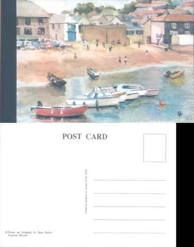 Harbor scene with boats - , in