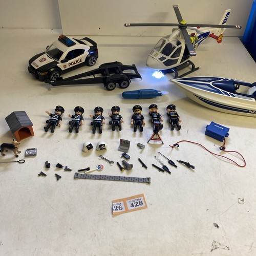 Playmobil police car - playmobil,