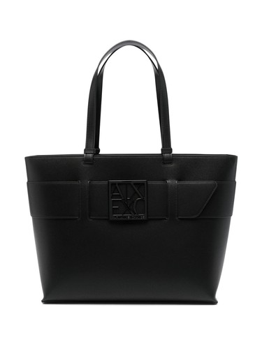 Armani exchange logo plaque - logo,