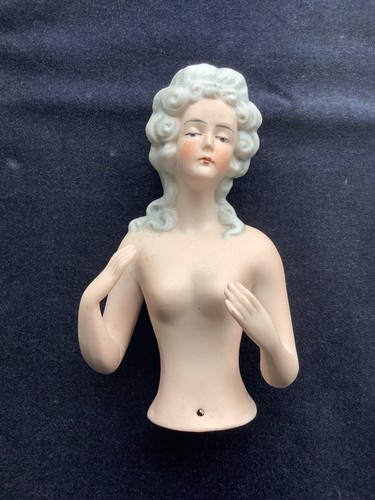 Antique bisque porcelain - antique, pin