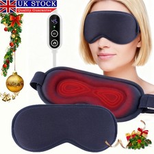 Electric Heated Eye Mask Pad Warm Eye Compress for Blepharitis Dry Eye Relief .