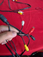 2x Double Ended 3 RCA Audio Phono Lead (1.51m), different, please read details