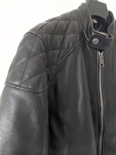 Burberry leather jacket - burberry,