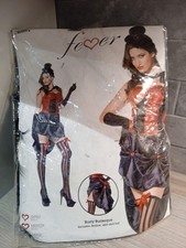 Fever Busty Burlesque Dress Up,  Large (Size 16-18) inc Feather Boah