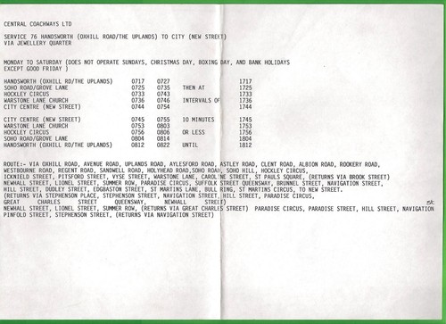 Bus timetable central - timetable, ~