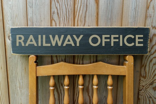 Railway office vintage - railway,