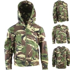 BOYS ARMY CAMOUFLAGE ZIP