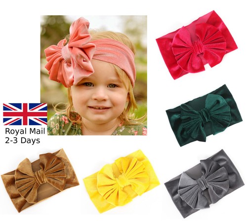 Baby girls velvet bow - girls,