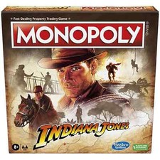 Hasbro Gaming Monopoly Indiana Jones Game - new