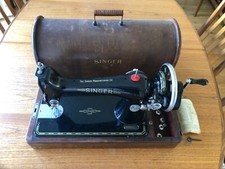 singer sewing machine handcrank 66k 1917 - with original box
