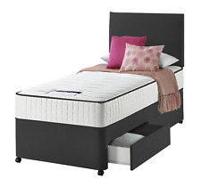 Single Divan Bed Set 3FT Drawer Option With Mattress for Kids Adults & Children