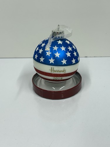 Harrods glass american flag - harrods,