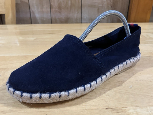 Pavers blue suede espadrilles - pavers,