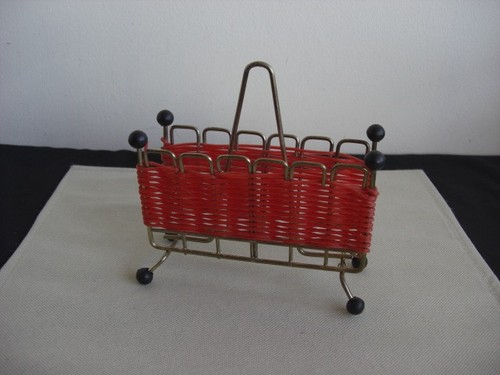 Vintage plastic letter rack - letter,