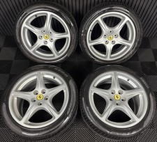 19" 18'' GENUINE FERRARI 612 SCAGLIETTI ALLOY WHEELS TYRES 194187 194186