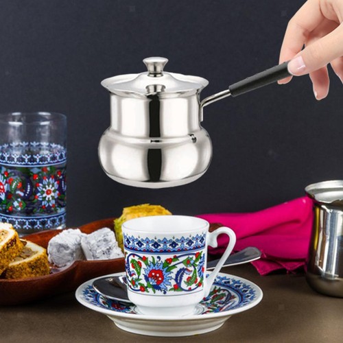 Turkish coffee pot brew - coffee,