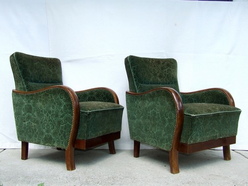 Pair art deco - of,
