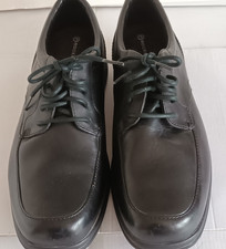 ROCKPORT MENS BLACK LEATHER