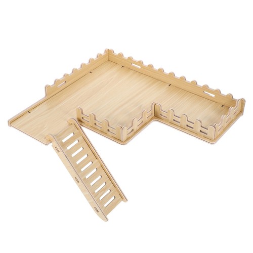 Hamster wooden platform with - wooden,