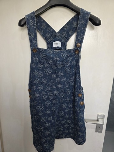 Frnch paris blue denim - denim, floral
