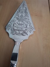 Silver plated engraved vintage