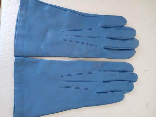 Vintage leather gloves soft - gloves,