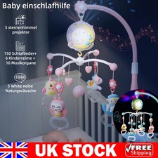 Baby Musical Crib Bed Bell Cot