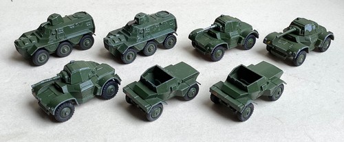 Dinky 670 x3 armoured - dinky, cars