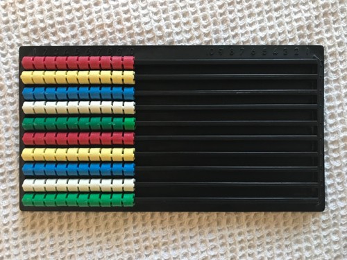 Vintage slide abacus - slide,