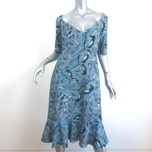 Erdem half sleeve dress glenys - erdem,
