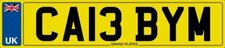 TAXI CAB CABBY M NUMBER PLATE
