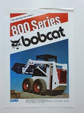 BOBCAT 800 SERIES SKID STEER LOADER SALES BROCHURE