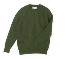 Geelong Lambswool Cable Crew