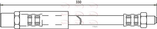 Apec brake hose premium - apec,