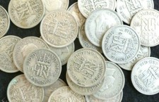 Sixpences Bulk Lot Of 25