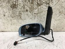 VW TOURAN 2004-07 PASSENGER LEFT SIDE ELECTRIC WING MIRROR IN SKY BLUE