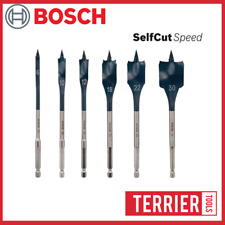 Bosch Flat Wood Drill Bit Self-Cut SPEED Threaded Tip | 6mm - 40mm