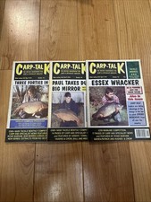 3 X Vintage Carp Talk Fishing Magazine Issues 43-45