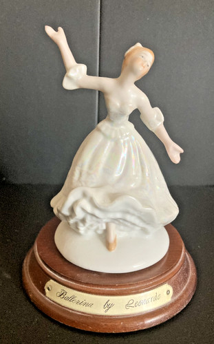 Vintage porcelain ballerina - vintage,