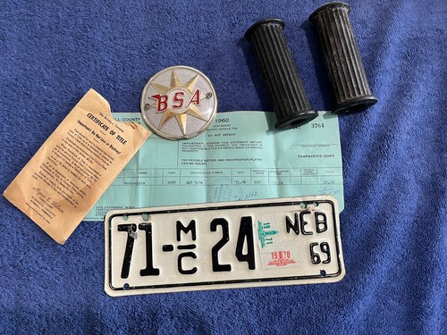 Vintage original 1950 bsa - original,