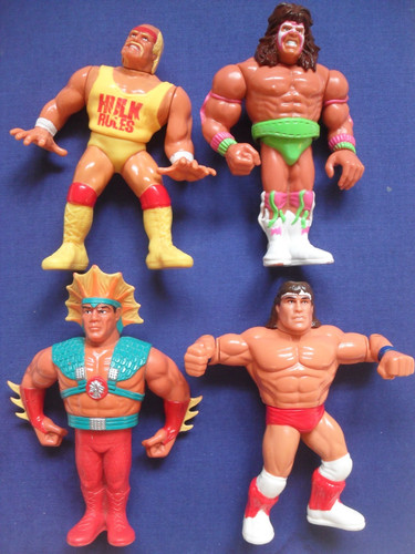 Wwf figure lot hulk - wwf, hogan