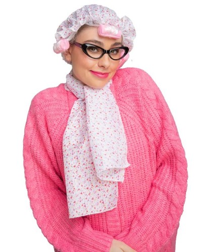 Instant old lady granny kit - old,