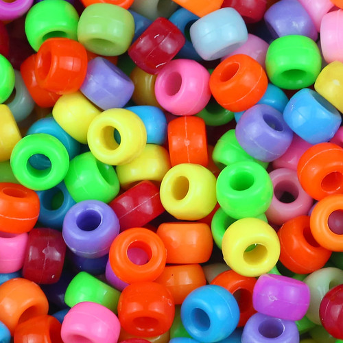 100 400pcs 6x9mm - pony, beads