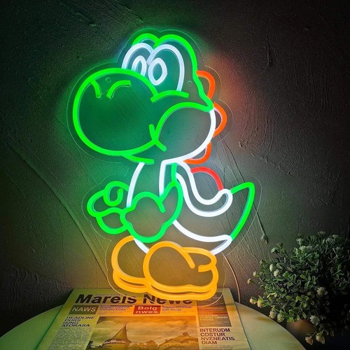 Dinosaur neon sign - neon, led